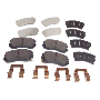 Image of Disc Brake Pad Set. Pad Kit Disk Brake. P1350696 Brake Pad Kit (Front). image for your 1998 Subaru Legacy 2.5L MT 4WD GT Sedan 